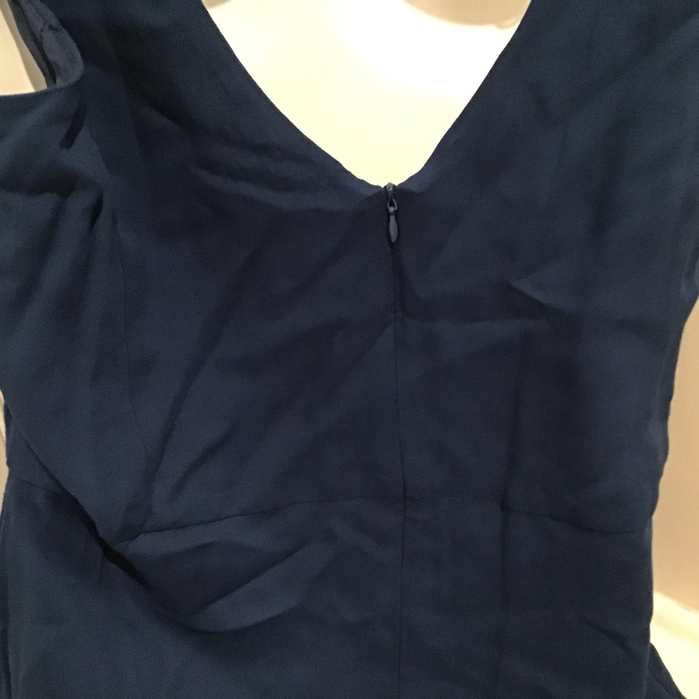 Dress Junior’s Large Halter Navy NWT $64 GB - Picture 6 of 11